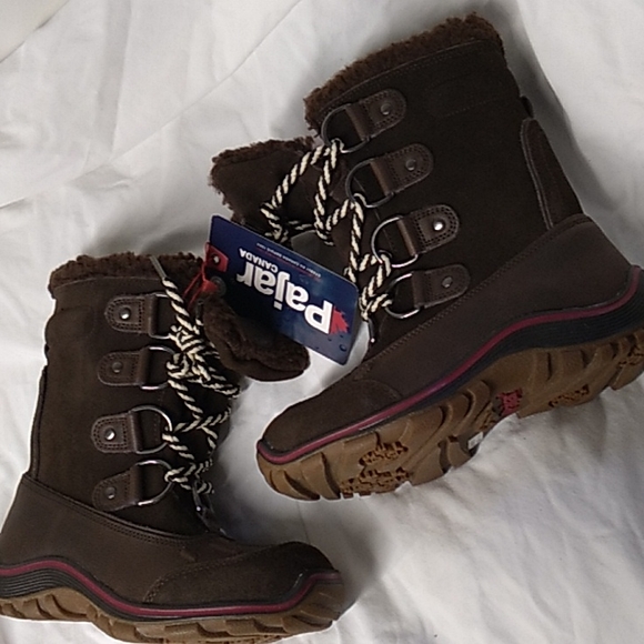 NWT Women's Pajar brown waterproof winter snow boots size 6 - 6.5 - Picture 7 of 10